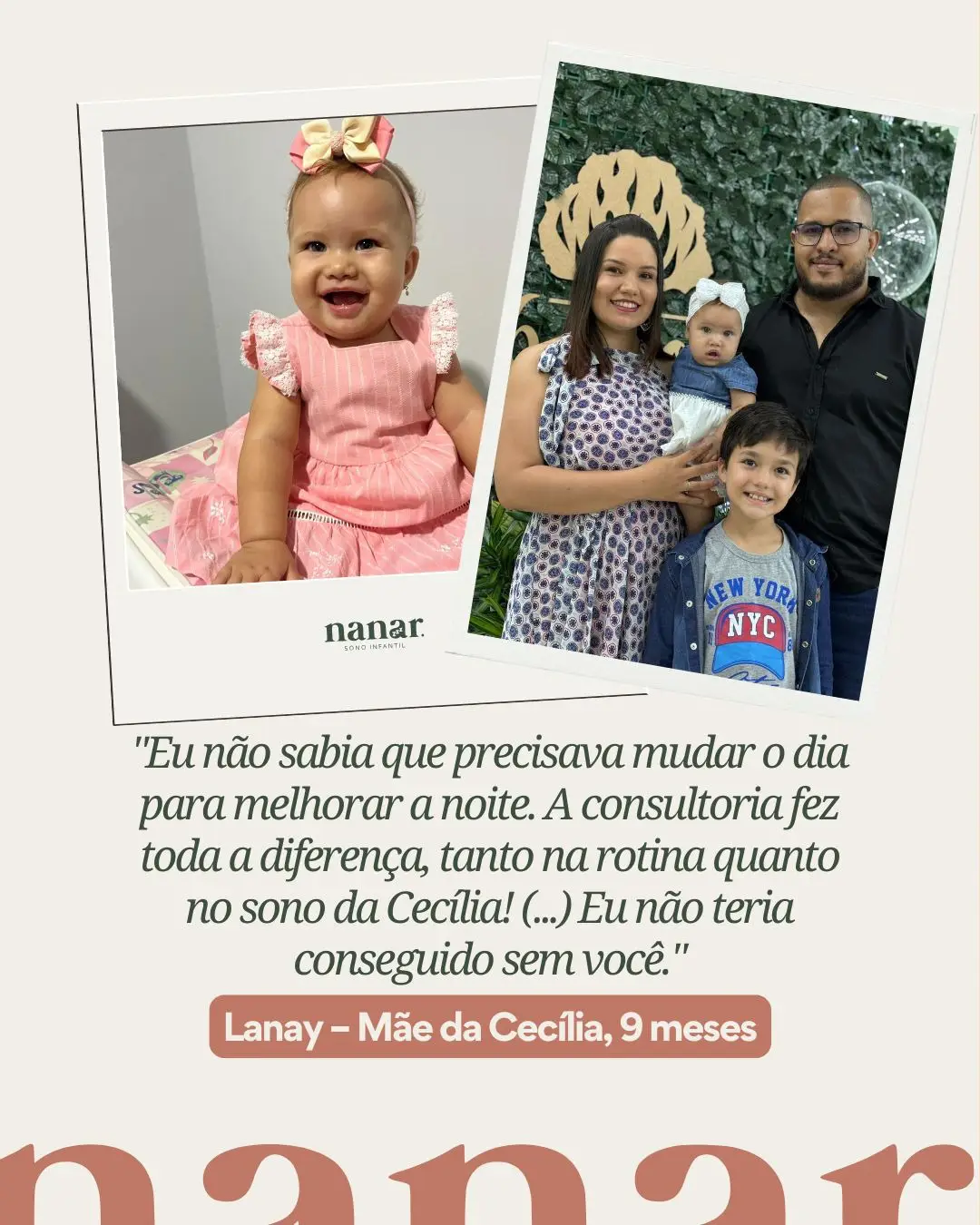 Mãe atendida