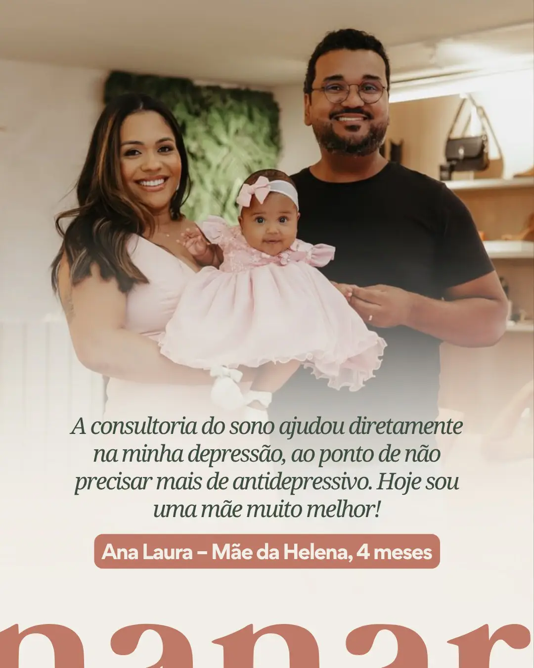 Mãe atendida