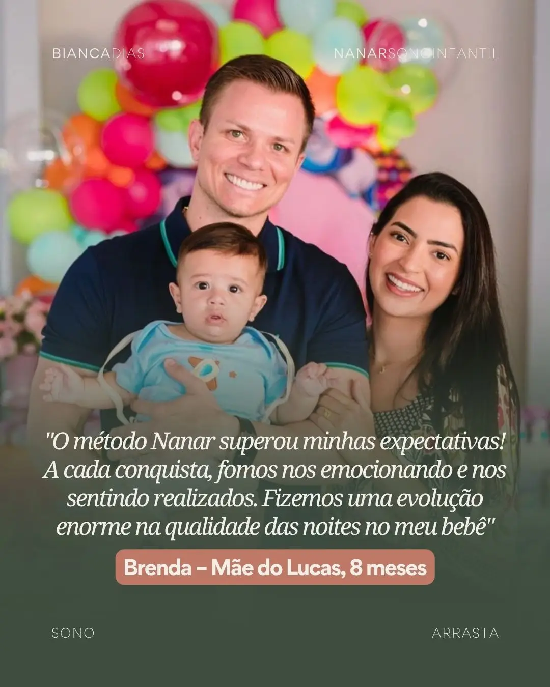 Mãe atendida